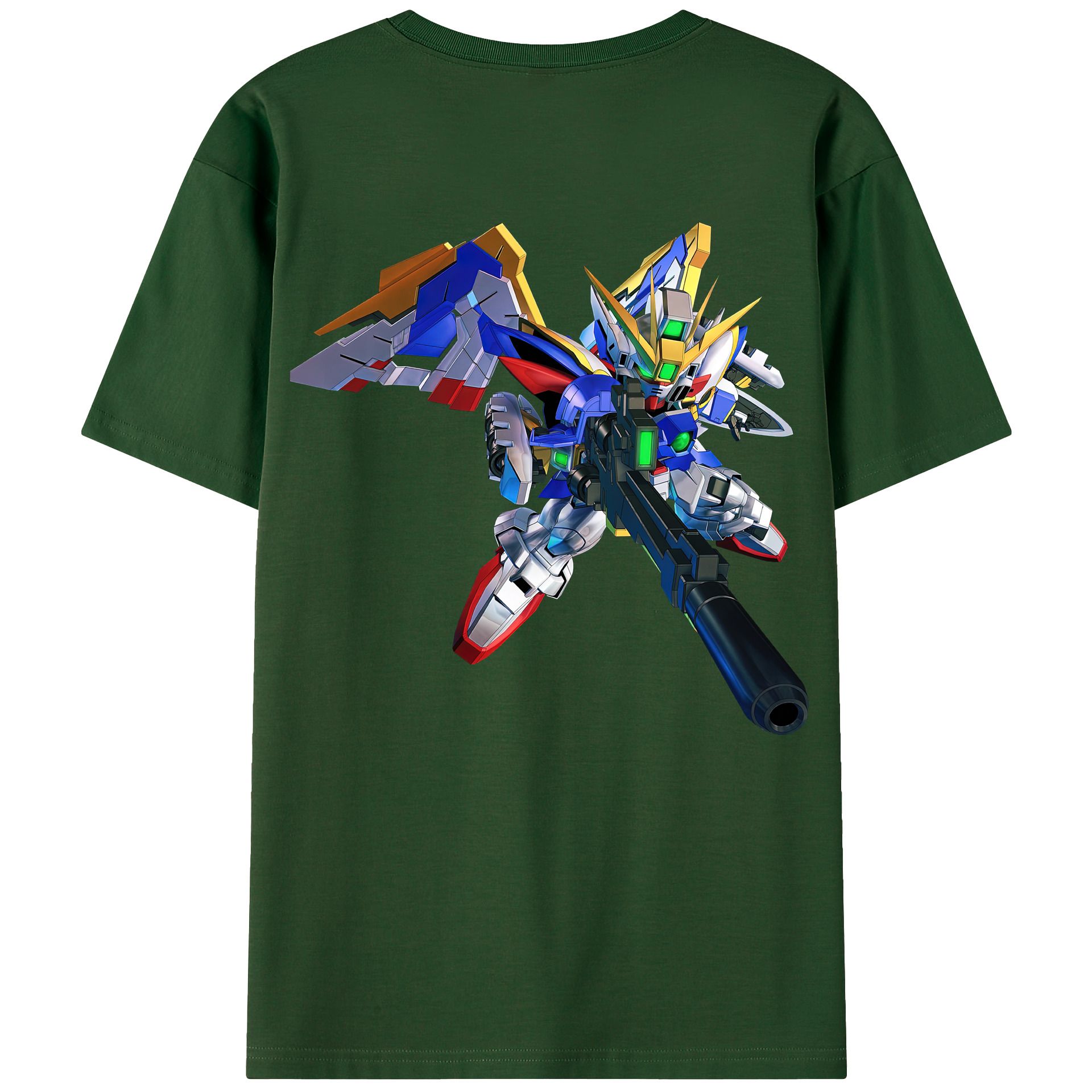 （画像用） 機動戦士ガンダム Mobile Suit Gundam 綿100％半袖Tシャツ（背面プリント）
